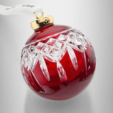 Lismore Bauble Ornament Red